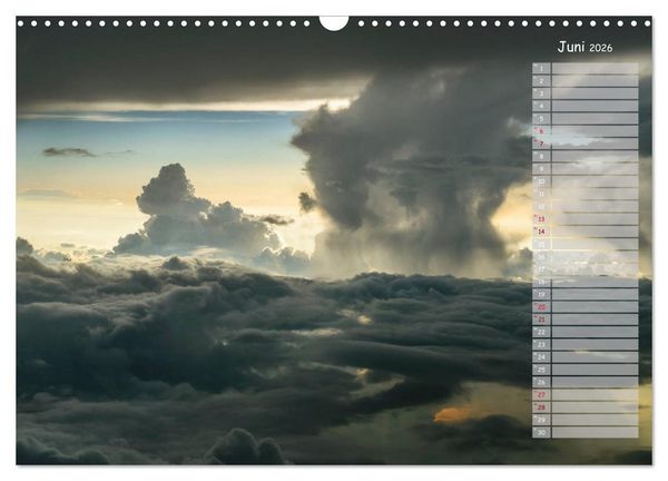 Produktbild: Colours of Flight - Stimmungen &uuml;ber den Wolken (Wandkalender 2026 DIN A3 quer), CALVENDO Monatskalender