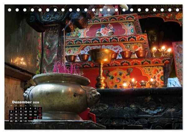 Produktbild: Nepal 2026 Menschen, Berge und G&ouml;tter zwischen Annapurna und Marsyangdi (Tischkalender 2026 DIN A5 quer), CALVENDO Monatskalender
