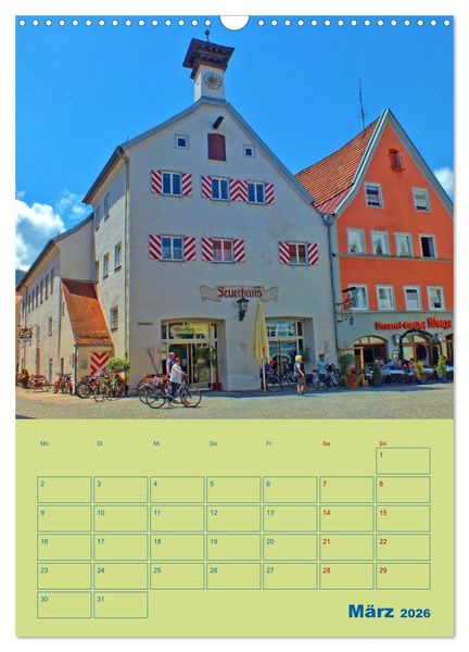 Produktbild: F&uuml;ssen - Ein Allg&auml;uer Terminplaner (Wandkalender 2026 DIN A3 hoch), CALVENDO Monatskalender