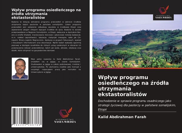 Produktbild: Wp&iquest;yw programu osiedle&iquest;czego na &iquest;r&oacute;d&iquest;a utrzymania ekstastoralist&oacute;w