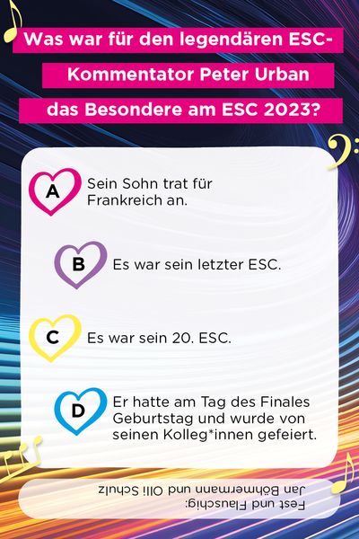 Produktbild: Kartenspiel: Das gro&szlig;e Quiz f&uuml;r ESC-Fans