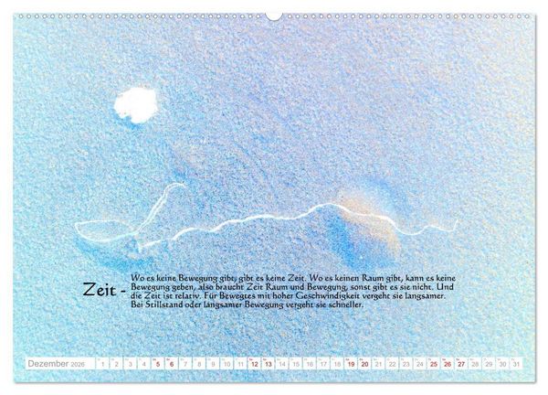 Produktbild: Vermeintliche Gottesbeweise - Nachdenk-Kalender (hochwertiger Premium Wandkalender 2026 DIN A2 quer), Kunstdruck in Hochglanz