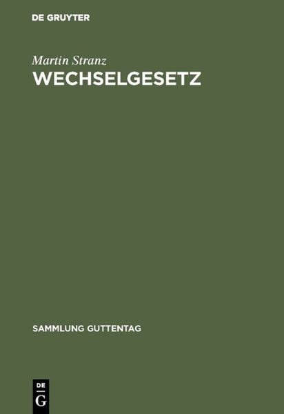Produktbild: Wechselgesetz