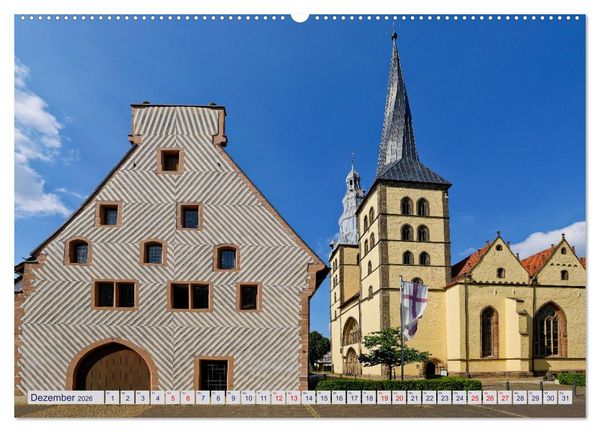 Produktbild: LEMGO - Weserrenaissance und Fachwerkromantik (Wandkalender 2026 DIN A2 quer), CALVENDO Monatskalender