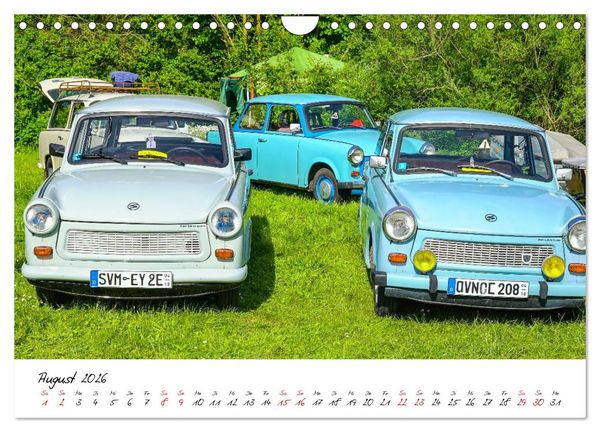 Produktbild: Trabi-Treffen (Wandkalender 2026 DIN A4 quer), CALVENDO Monatskalender