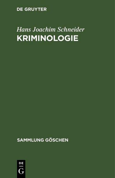 Produktbild: Kriminologie