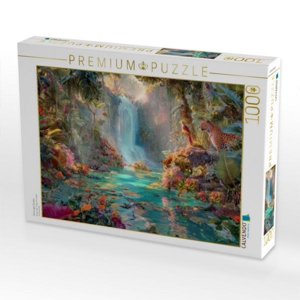 Produktbild: CALVENDO Puzzle Dschungel-Zauber | 1000 Teile Lege-Gr&ouml;&szlig;e 64x48cm Foto-Puzzle f&uuml;r gl&uuml;ckliche Stunden