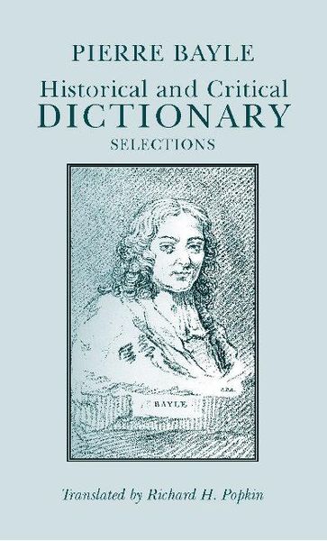 Produktbild: Historical and Critical Dictionary