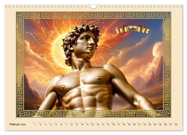Produktbild: R&ouml;mische G&ouml;tter (Wandkalender 2026 DIN A3 quer), CALVENDO Monatskalender