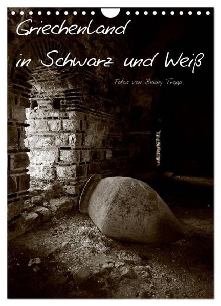 Produktbild: Griechenland in Schwarz und Wei&szlig; (Wandkalender 2026 DIN A4 hoch), CALVENDO Monatskalender