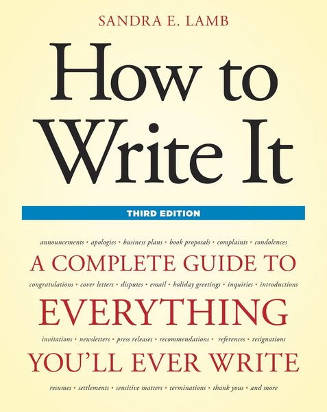 Produktbild: How to Write It