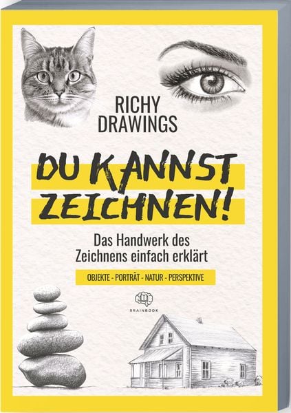 Du Kannst Zeichnen!, Paperback von Richy Drawings, BrainBook Verlag, 978-3-96890-149-7