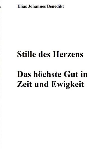 Produktbild: Stille des Herzens