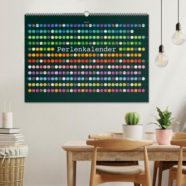Produktbild: Perlenkalender (Wandkalender 2027 DIN A2 quer), CALVENDO Monatskalender