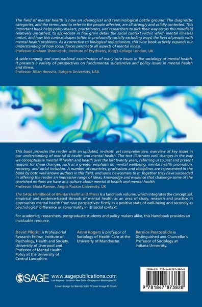 Produktbild: The SAGE Handbook of Mental Health and Illness