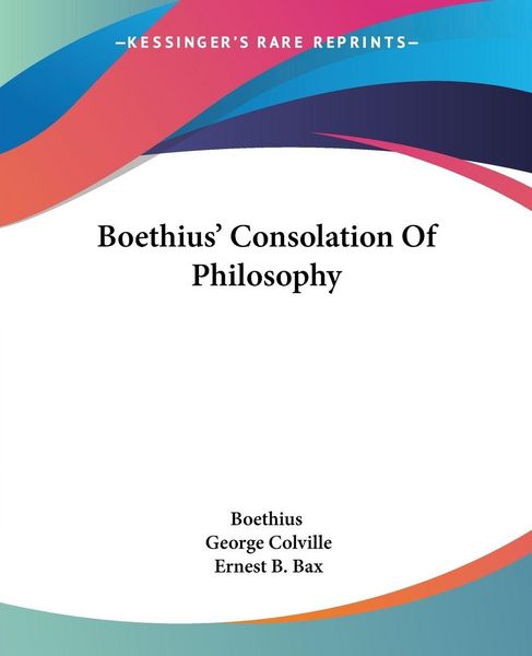 Produktbild: Boethius' Consolation Of Philosophy