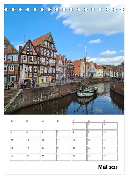 Produktbild: Fr&uuml;hling im Alten Land - Baumbl&uuml;tenzeit (Tischkalender 2026 DIN A5 hoch), CALVENDO Monatskalender
