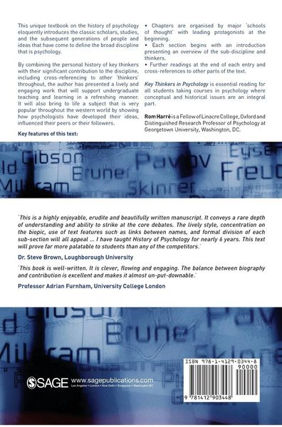 Produktbild: Key Thinkers in Psychology