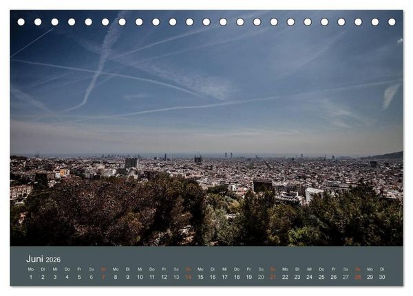 Produktbild: Barcelona - Faszinierende Architektur (Tischkalender 2026 DIN A5 quer), CALVENDO Monatskalender