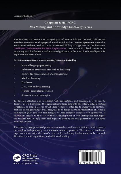 Produktbild: Intelligent Technologies for Web Applications