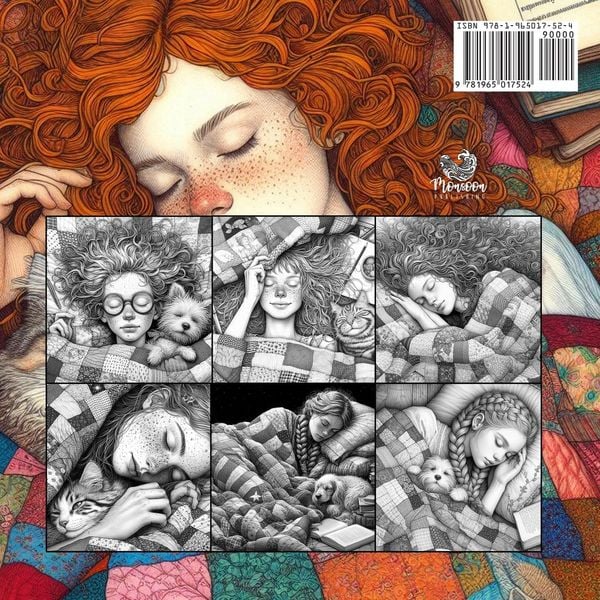 Produktbild: Patchwork Sleeping Beauties Coloring Book for Adults