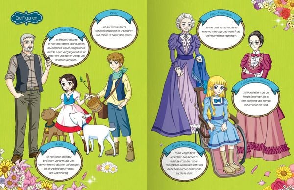 Produktbild: MANHWA &ndash; Klassiker f&uuml;r Kids &ndash; Heidi, Kind der Berge (komplett in Farbe)