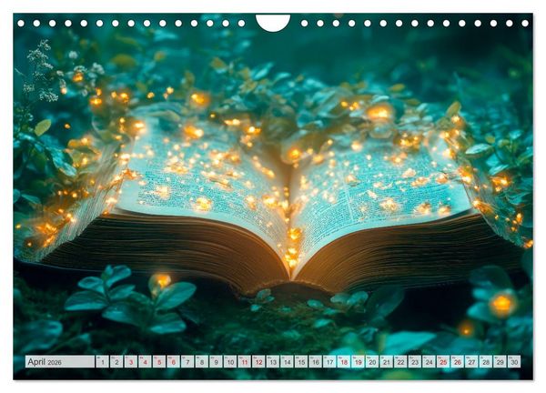 Produktbild: FABELWESEN M&auml;rchenhafte Tr&auml;ume (Wandkalender 2026 DIN A4 quer), CALVENDO Monatskalender