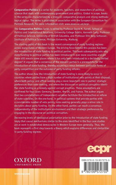 Produktbild: The Politics of Party Funding