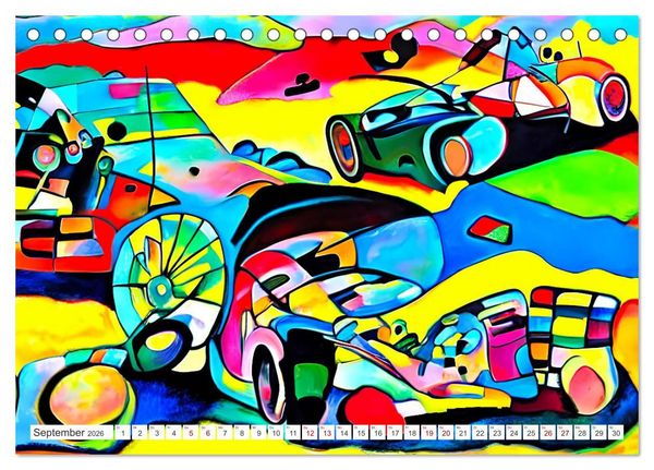 Produktbild: Expressionismus - Farbenspiel der Kunst (Tischkalender 2026 DIN A5 quer), CALVENDO Monatskalender