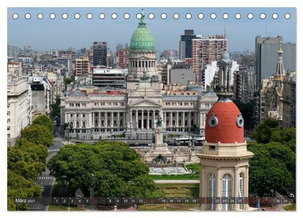 Produktbild: Buenos Aires mit Iguazu (Tischkalender 2027 DIN A5 quer), CALVENDO Monatskalender
