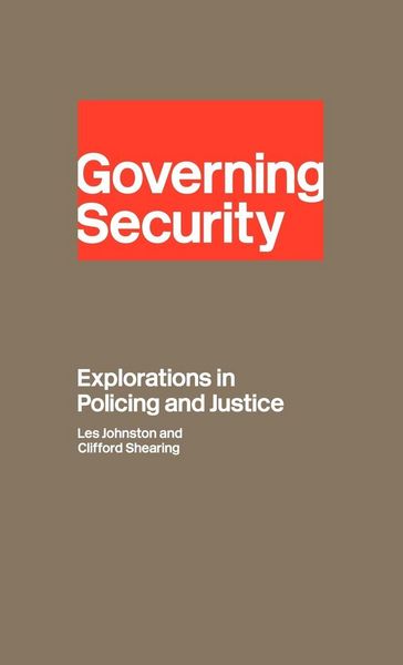 Produktbild: Governing Security