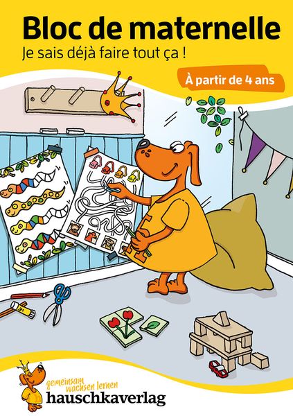 Produktbild: Bloc de maternelle &agrave; partir de 4 ans - Mon cahier d'ecole maternelle - coloriage enfant - cahier vacances 4 ans
