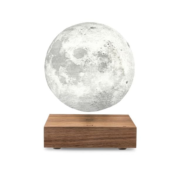 GINGKO Smart Moon Lamp - Stimmungslicht - Walnut, 3D