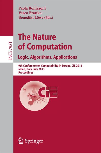 Produktbild: The Nature of Computation: Logic, Algorithms, Applications
