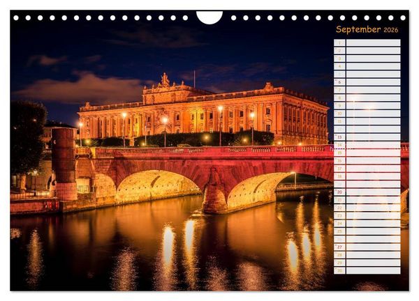 Produktbild: Stockholm - Nordische Sch&ouml;nheit (Wandkalender 2026 DIN A4 quer), CALVENDO Monatskalender