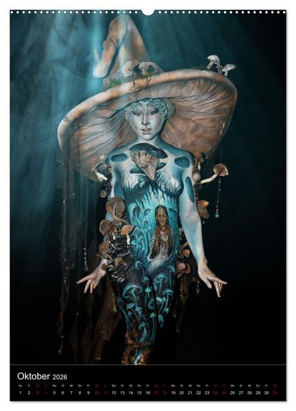 Produktbild: World Bodypainting Festival: Generation NEXT (hochwertiger Premium Wandkalender 2026 DIN A2 hoch), Kunstdruck in Hochglanz
