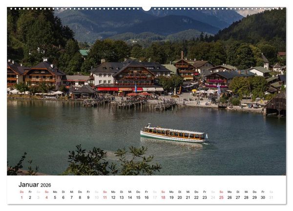 Produktbild: Reizvolle Gew&auml;sser im Berchtesgadener Land (hochwertiger Premium Wandkalender 2026 DIN A2 quer), Kunstdruck in Hochglanz