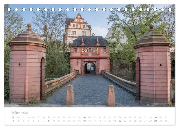 Produktbild: Darmstadt &ndash; G&auml;rten, Kunst, Architektur (Tischkalender 2026 DIN A5 quer), CALVENDO Monatskalender