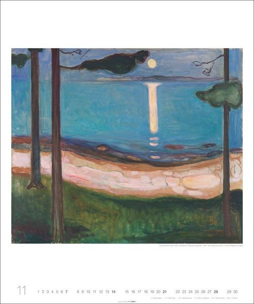 Produktbild: Edvard Munch Edition Kalender 2027
