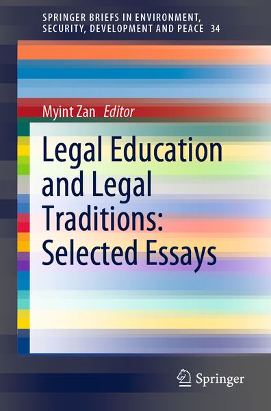 Produktbild: Legal Education and Legal Traditions: Selected Essays