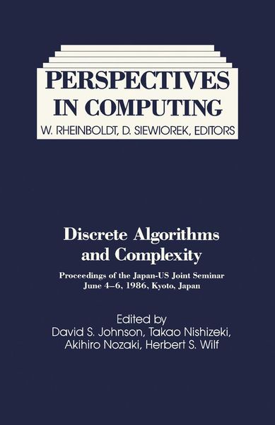 Produktbild: Discrete Algorithms and Complexity