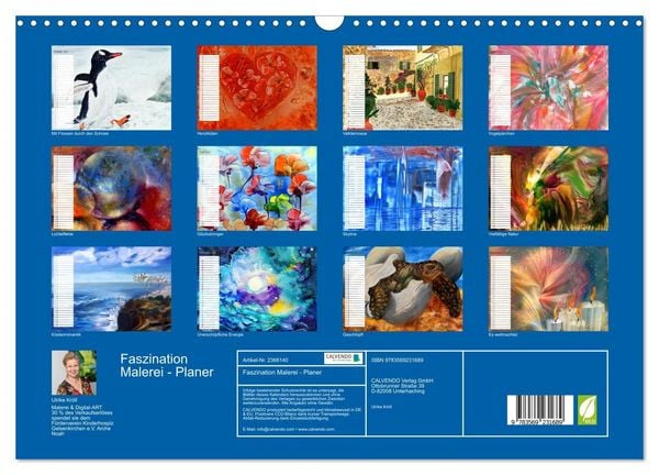 Produktbild: Faszination Malerei - Planer (Wandkalender 2027 DIN A3 quer), CALVENDO Monatskalender