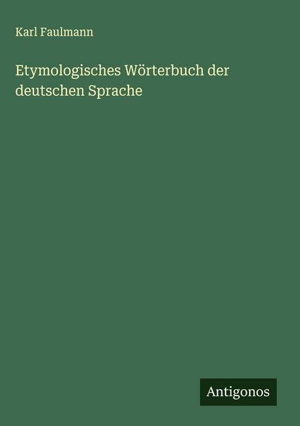 Produktbild: Etymologisches W&ouml;rterbuch der deutschen Sprache