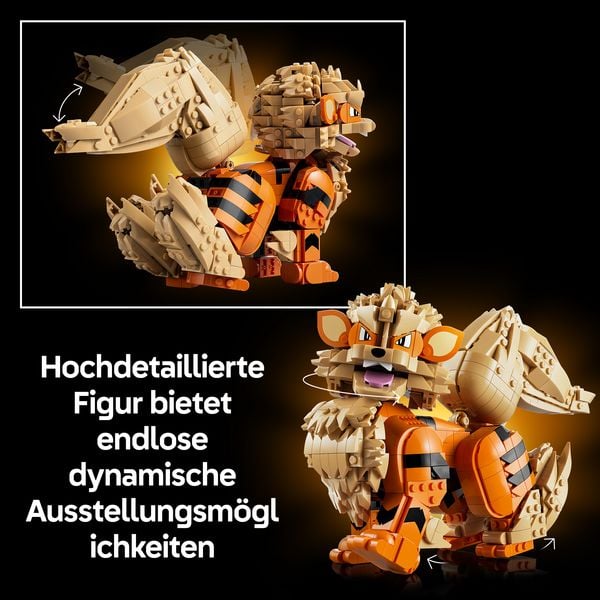 Produktbild: LEGO Pok&eacute;mon Arkani Modellbau - Mit Beweglicher Pok&eacute;mon Figur 72160