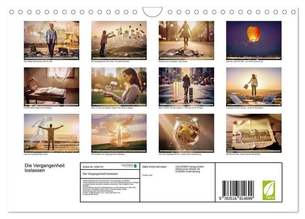 Produktbild: Die Vergangenheit loslassen (Wandkalender 2027 DIN A4 quer), CALVENDO Monatskalender