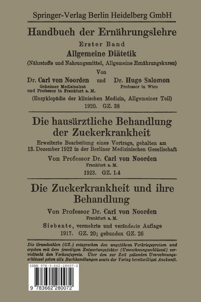 Produktbild: Verordnungsbuch und Di&auml;tetischer Leitfaden f&uuml;r Zuckerkranke