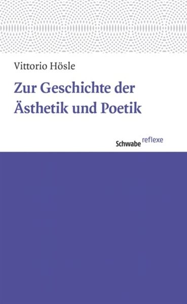 Produktbild: Zur Geschichte der &Auml;sthetik und Poetik