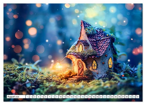Produktbild: Verborgene Elfenoasen (Wandkalender 2026 DIN A3 quer), CALVENDO Monatskalender