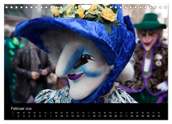Produktbild: BASLER FASNACHT &ndash; Faszinierendes, schweizerisch regionales Brauchtum. (Wandkalender 2026 DIN A4 quer), CALVENDO Monatskalender