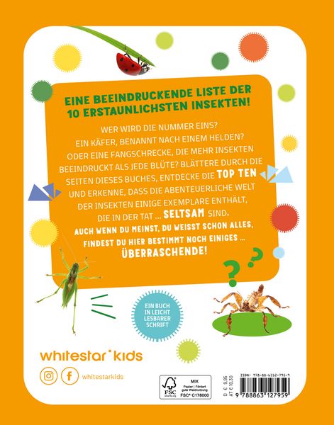 Produktbild: Top Ten die seltsamsten Insekten